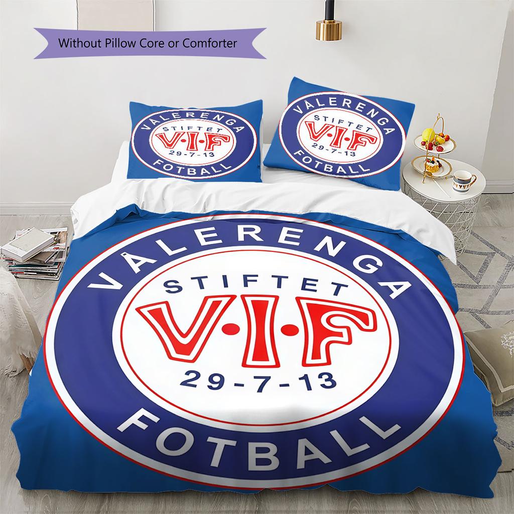 Vålerenga Bedding Quilt Set Quilt Cover Pillowcase Home Decoration Birthday Gift (1 * duvet cover + 2 * pillowcase, without core)