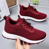 Обувь Женская весенняя спортивная дышащая и удобная большого размера одинарная обувь среднего и пожилого возраста для ходьбы материнская обувь