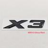 NEW 3D ABS Car Styling Logo X3 X5 Rear Trunk Badge Sticker Emblem Decals For BMW X3 X5 Auto Tail Accessories xs1