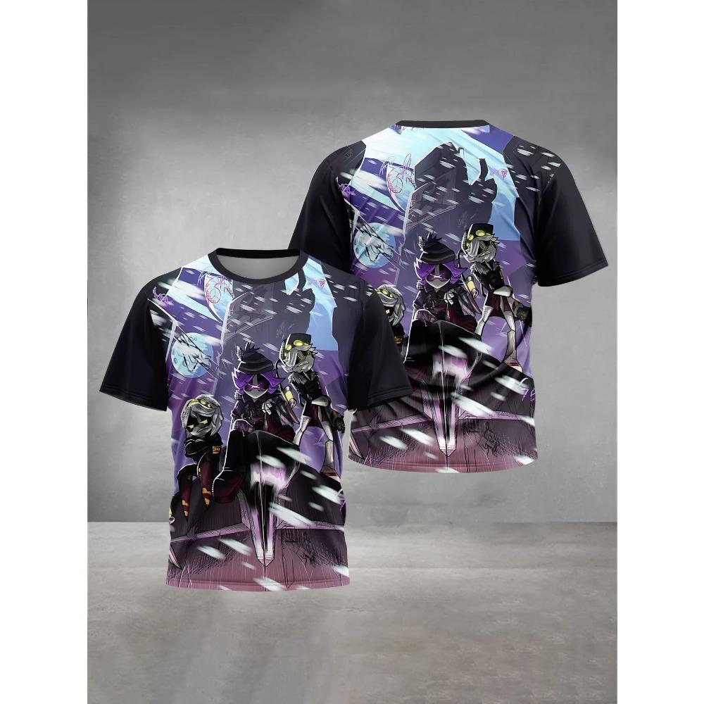3D Печать Детская Аниме M-Убийца D-Дроны Одежда от 5 до 14 Лет Мужская Уличная Одежда для Детей Мальчика Девочки Ребенка Футболка Топ Рубашки