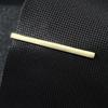 Gentlemen's Classic Minimalist Tie Clip: Gold-Plated, Silver, Gunmetal, Rose Gold Pure Copper Jewelry.