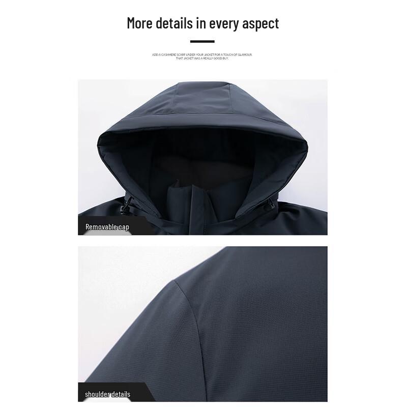 Мужская повседневная куртка с капюшоном и флисовой подкладкой Pierre Cardin