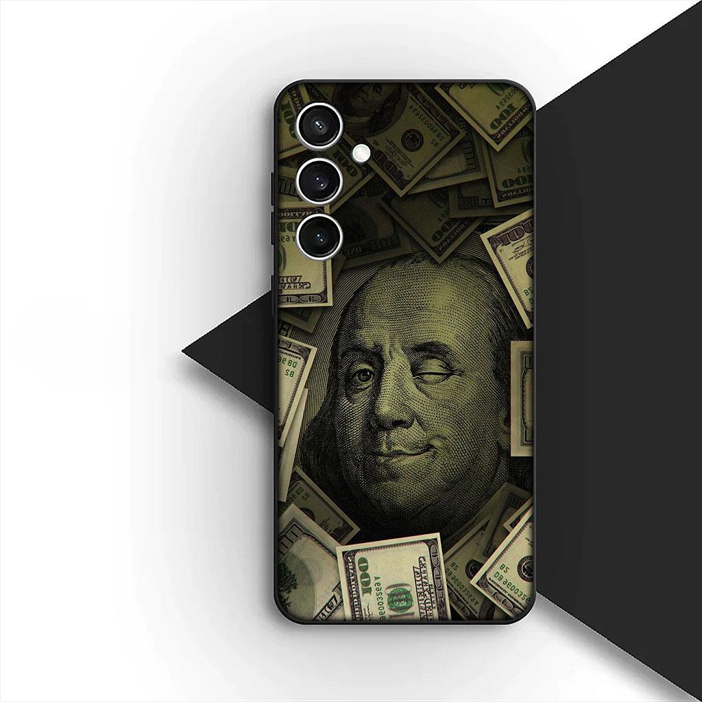 Money 100 D-Dollars 1 Phone Cover Soft Case for Samsung Galaxy S10 S8 S9 Plus A33 A34 A31 70 A71 A72 Note 20 9 8 S10E Casing
