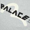 Palace X Evisu SS24 Футболка с короткими рукавами и круглым вырезом с логотипом Топы унисекс Серые 2ESPAM4TS1153XXCTGRYH
