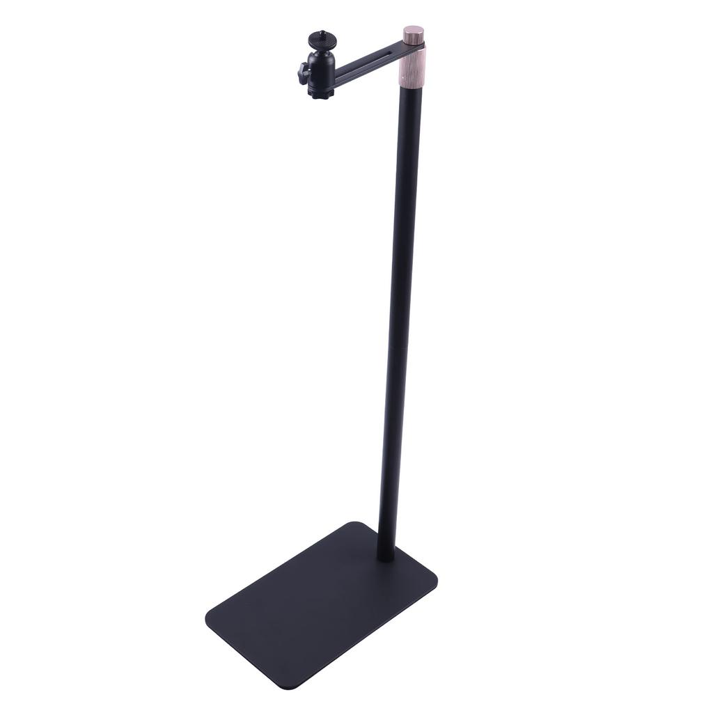 Projector Floor Stand Carbon Steel Height Adjustable Hide Against Wall Mount Bracket Shelf for Camera Gimbal Mobile
