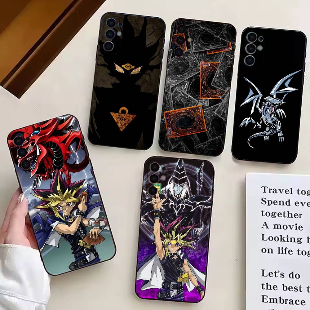 A-Anime Yu-Gi-Oh Phone Case For Samsung S25,S24,S21,S22,S23,S30,Ultra,S20,Plus,Fe,Soft Silicone Black Cover