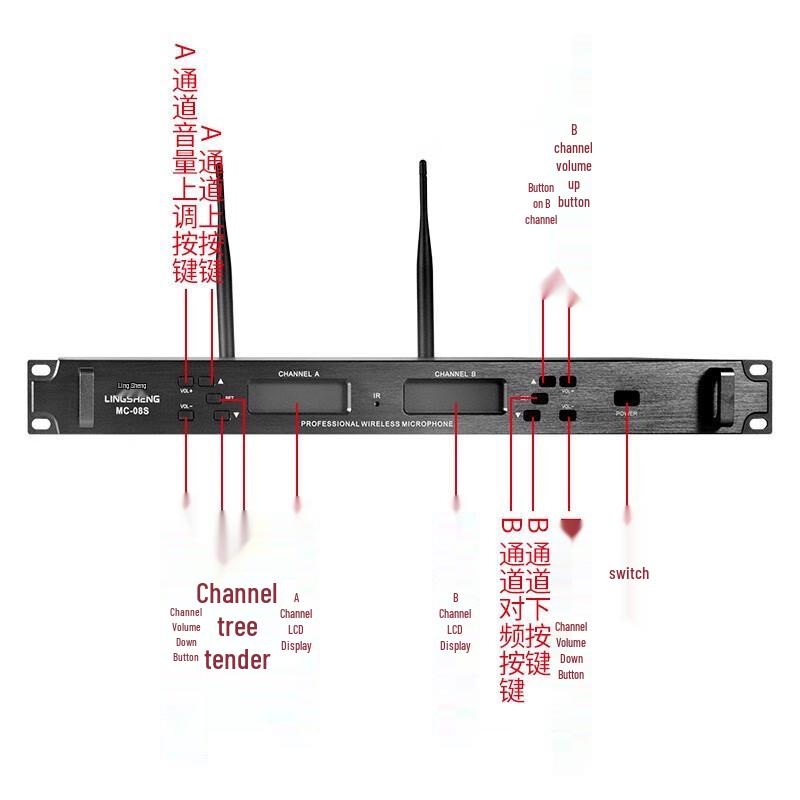 LINGSHENG Home Theater Karaoke System CN plug (adapter included)