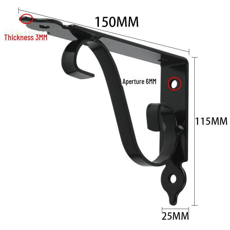 Утолщенный железный треугольный кронштейн для мраморной столешницы