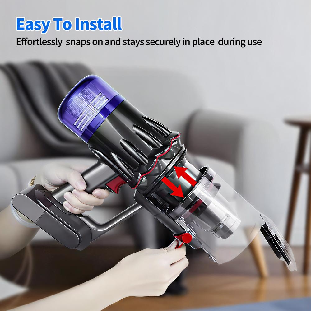 Часть контейнера для пыли для беспроводного пылесоса Dyson V12 Detect Slim/V10 Digital Slim/SV18 SV20 Запасные насадки-заменители