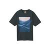 ACG Wyland Fun Print Спортивная свободная футболка с круглым вырезом с короткими рукавами Мужские топы Черный Серый DC5359-070