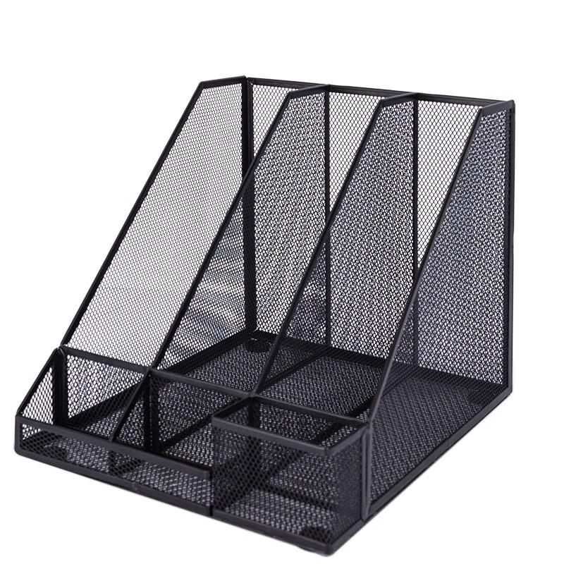 Deli 78987 Three-Tier Metal File Holder