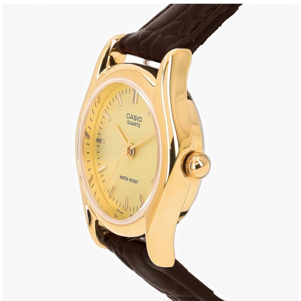 Casio Ltp 1094q 9ardf Ltp 1094q 9a Аналоговые Sat Student Женские S Кожаные Часы