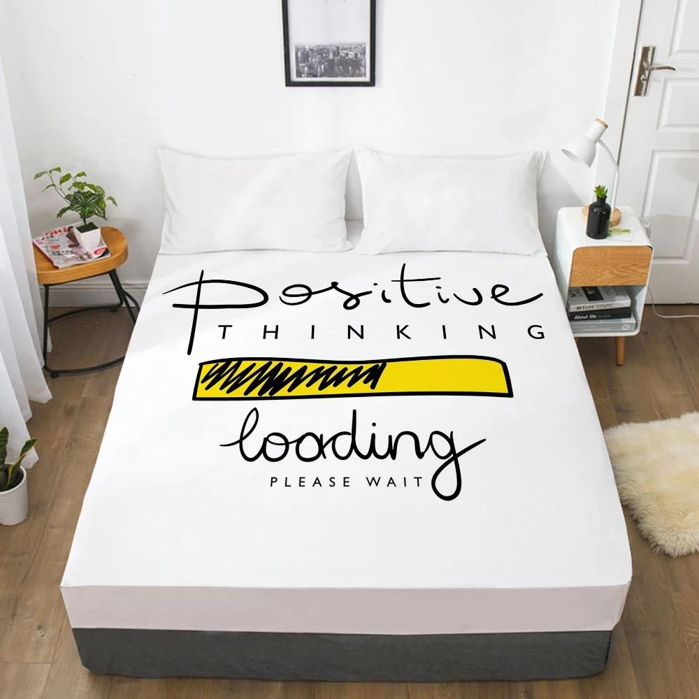 1 шт. простыни наматрасник с резинкой 3D простыня белье 90x200 150x200 простыня на заказ любой размер дизайн