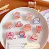 Cartoon Index Clamp Office Supplies Paper Clip Transparent Clip Binder Clips Snacks Sealing Clip