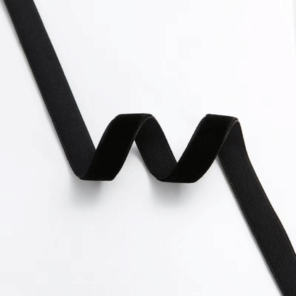 Новая 5-ярдовая бархатная лента 6/10/15/20/25/40 мм Лента для упаковки подарков своими руками Односторонняя Велюровая лента Цветок-бант Букет