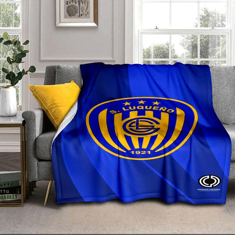 Saint Luque Sports Emblem Portable Blanket/Soft Blanket Bedding Blanket Suitable for Travel Camping Living Rooms Offices Sofas Fan Gifts