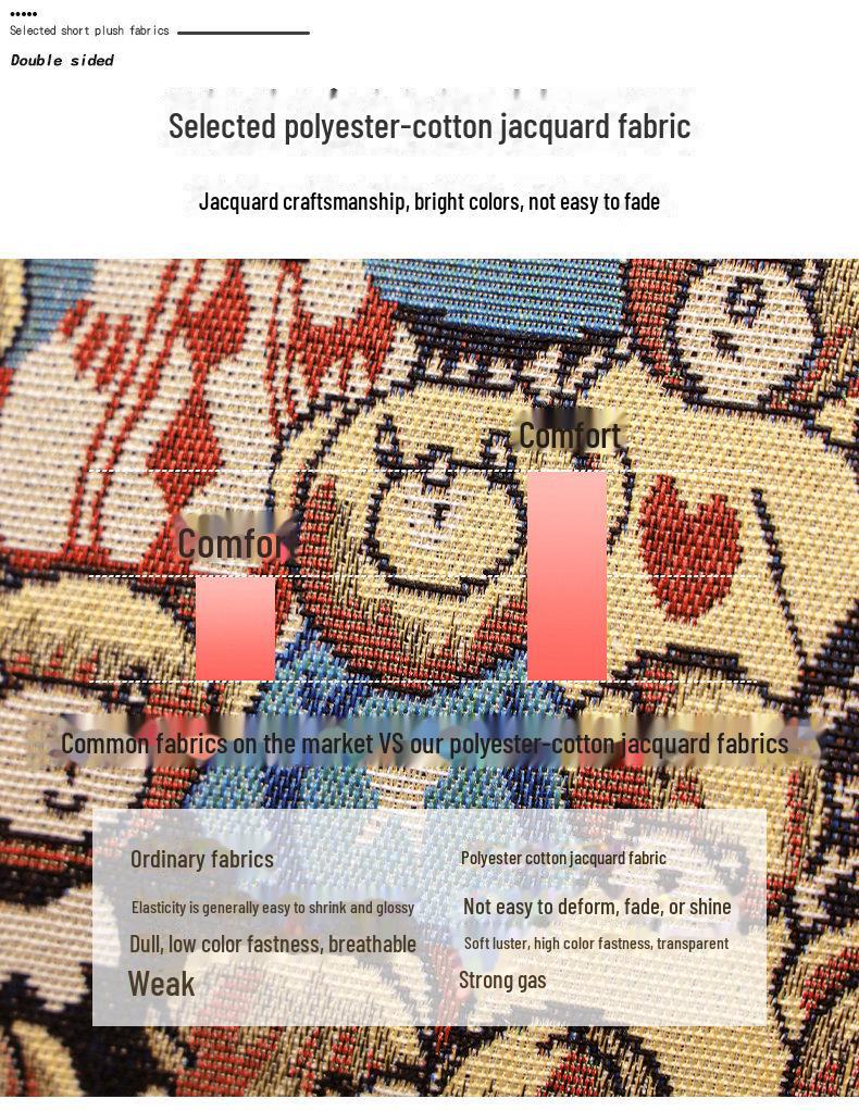 Большая жаккардовая прикроватная подушка с рисунком - всесезонная поддержка поясницы для кровати и офиса