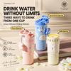 Leakproof Insulated Thermal Cup Floral Printing Vacuum Mug Stainless Steel Tumbler  for Lady Girls