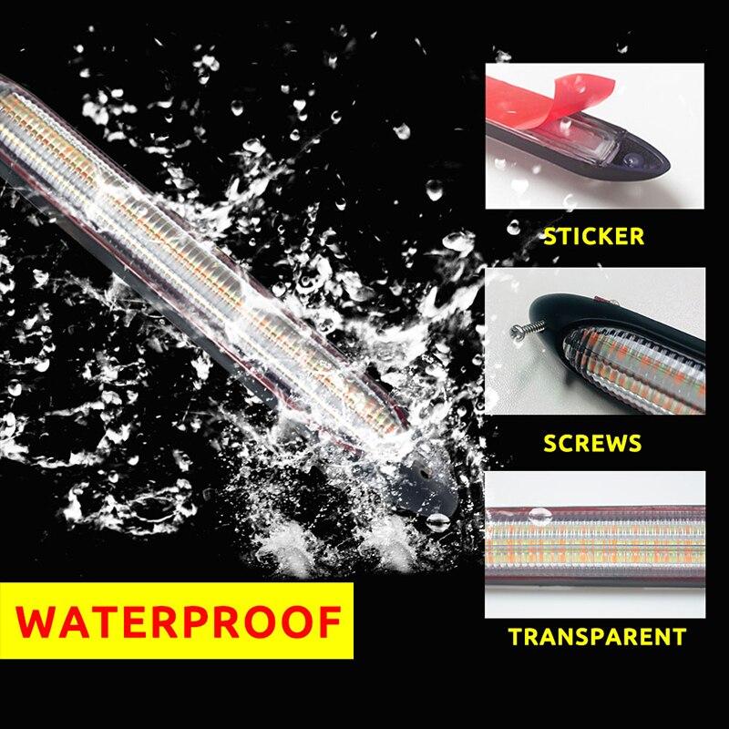 Автомобильные дневные ходовые огни DRL Scan Strip Flow Yellow Sequential Turn Signal Lamp Universal 12v для автомобильных фар DRL Universal