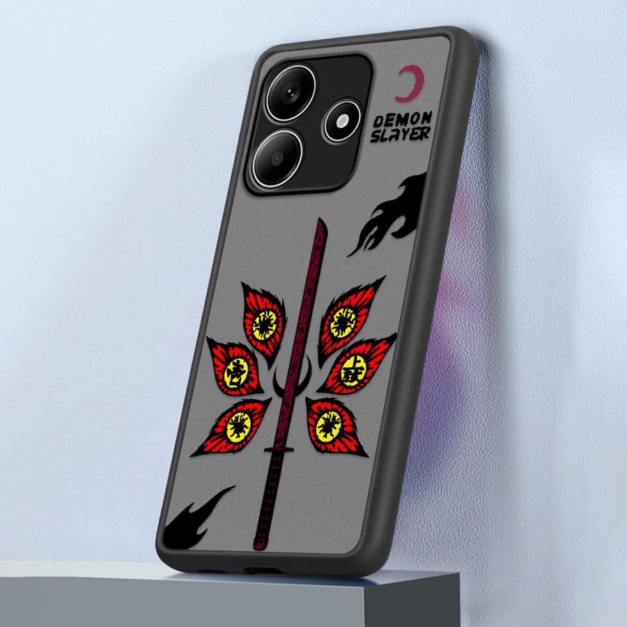 Чехол для телефона Demon Slayer Kokushibo Задняя крышка для Xiaomi Redmi Note 14 A4 12 10 14C 11 13 Pro Plus 13C 9S