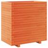 Plant Pot Wax Brown 70x40x72.5 cm Solid Pine Wood