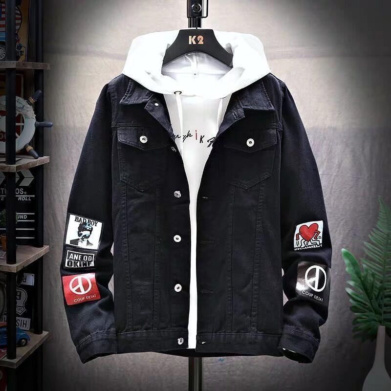 Куртка мужская корейская версия тренд свободная мужская куртка весна и осень универсальная