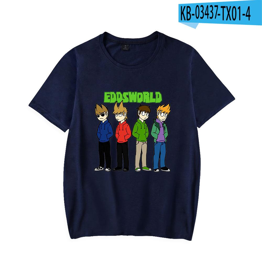 2024 Футболка Eddsworld Женская Унисекс Летняя С Коротким Рукавом Модные Футболки Горячая Распродажа Повседневная Уличная Одежда Топы