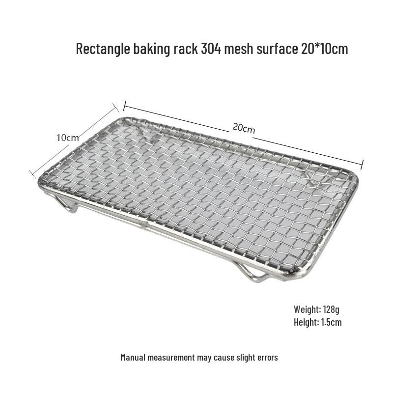 Портативный BBQ-гриль из нержавеющей стали с сепаратором масла - Многофункциональная круглая сетка для жарки на открытом воздухе и фильтрации жареных продуктов