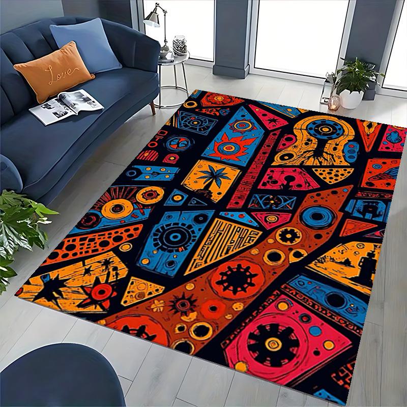 1pc DTO Tropical Palm Tree Office Chair Mat - Festival Gift, Seasonal Decor, Suitable for Home and Office Use.P060