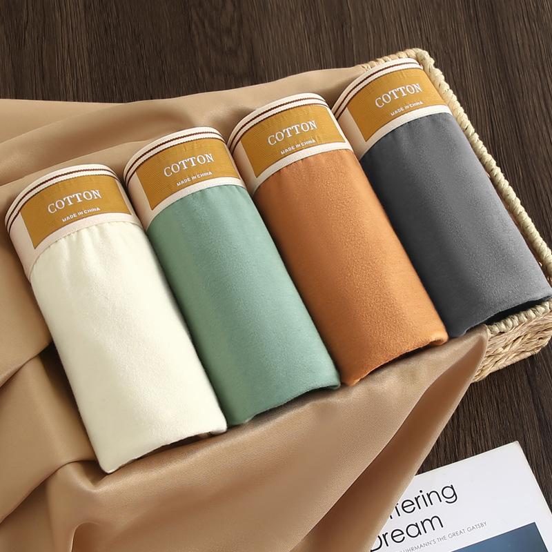 Мужское нижнее белье Hombre Трусы Боксеры Удобное Дышащее Хлопковое Нижнее Белье Сексуальное Нижнее Белье Однотонные Боксеры