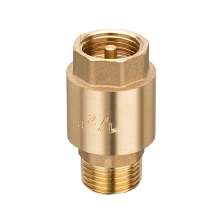 Industrial 6 Inch Thickened Brass Check Valves Easy Threaded Connection For Secure Fluid Control Air and Liquid Systems