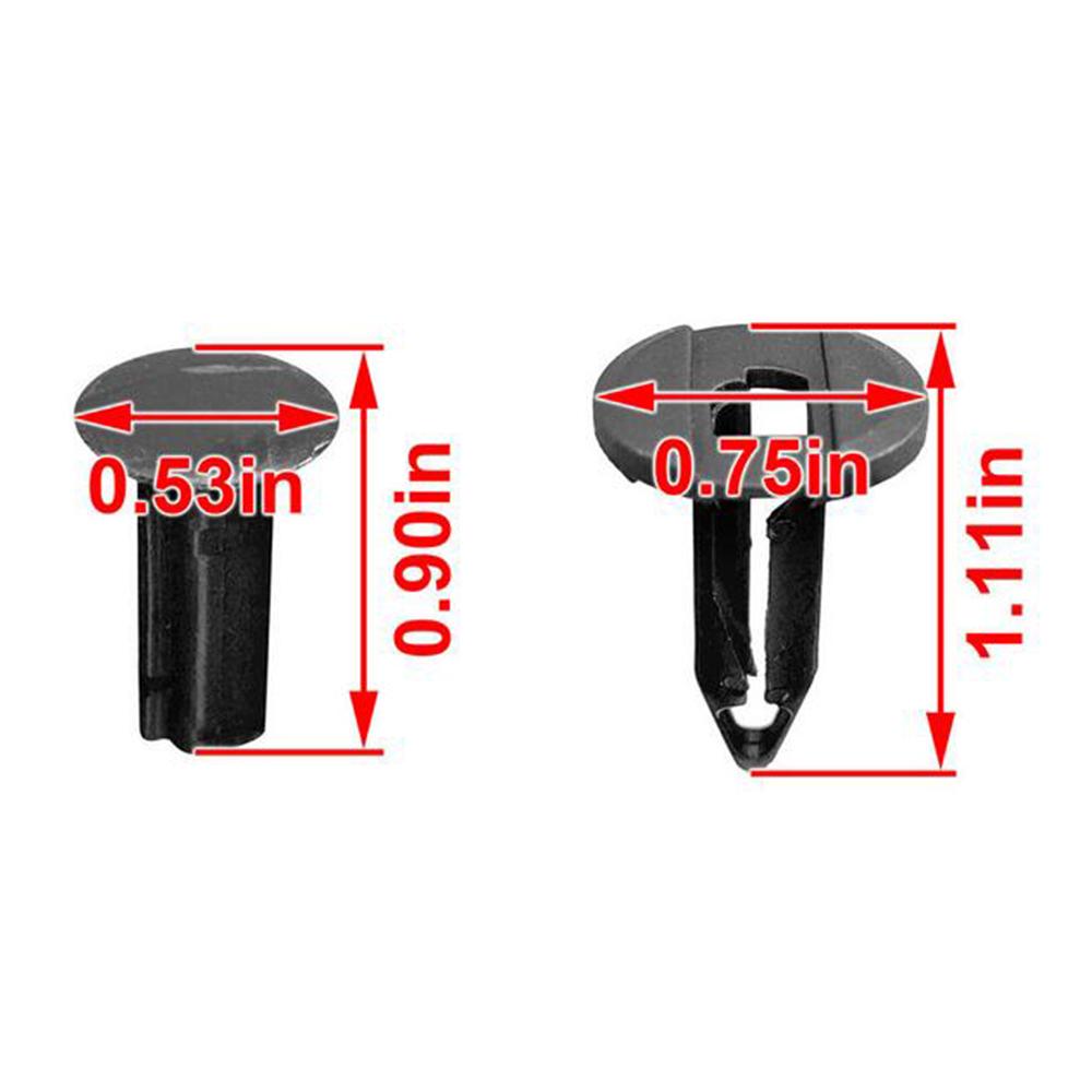 30 шт. W708530-S300 Клипсы для облицовки бампера для Chevrolet Silverado