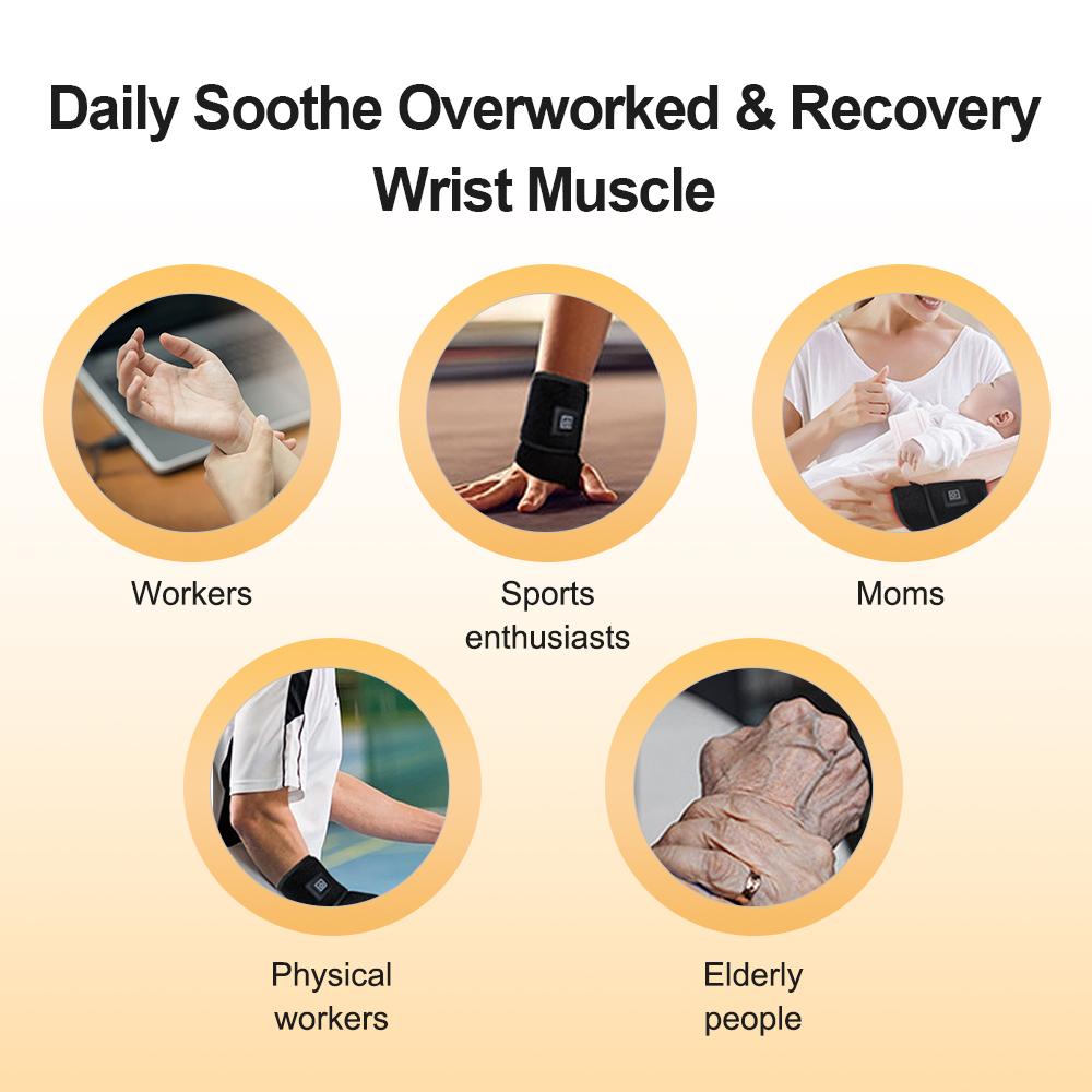 Красный свет терапевтический ремень 48 660нм и 850нм браслет бандаж светодиодная инфракрасная грелка для рук запястья карпального канала мышц запястья облегчающий пояс