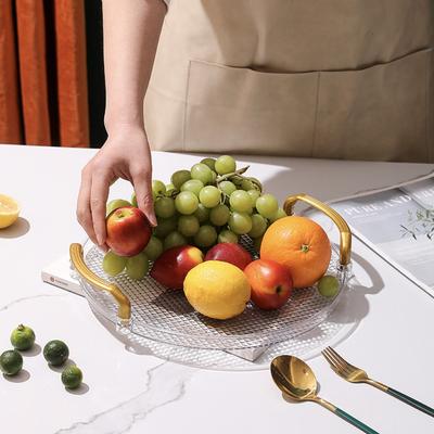 Подставка для торта Прозрачный поднос для торта Пластиковый с купольной крышкой Поднос для подачи Ударопрочный с ручкой Подносы для чая Послеобеденный чай