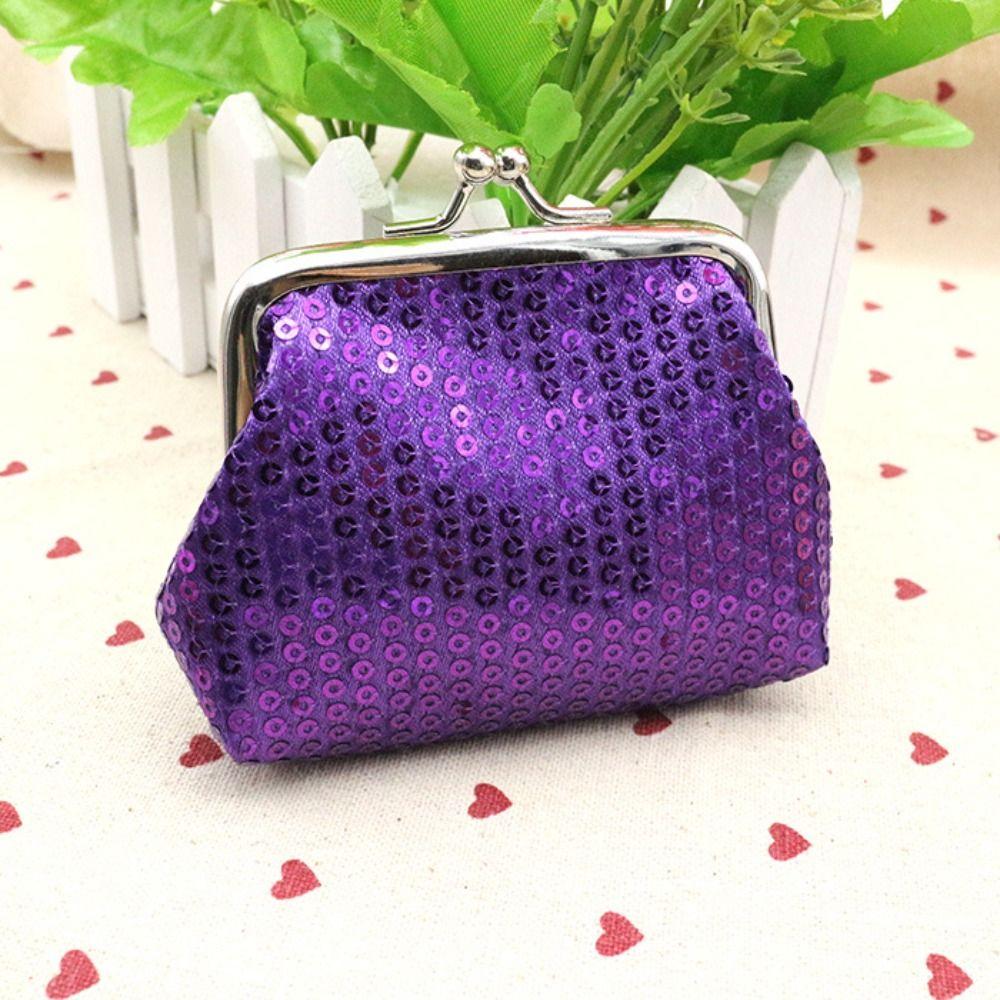 Sequin Coin Purse Cosmetics Lipstick Wallet Durable Storage Bag
