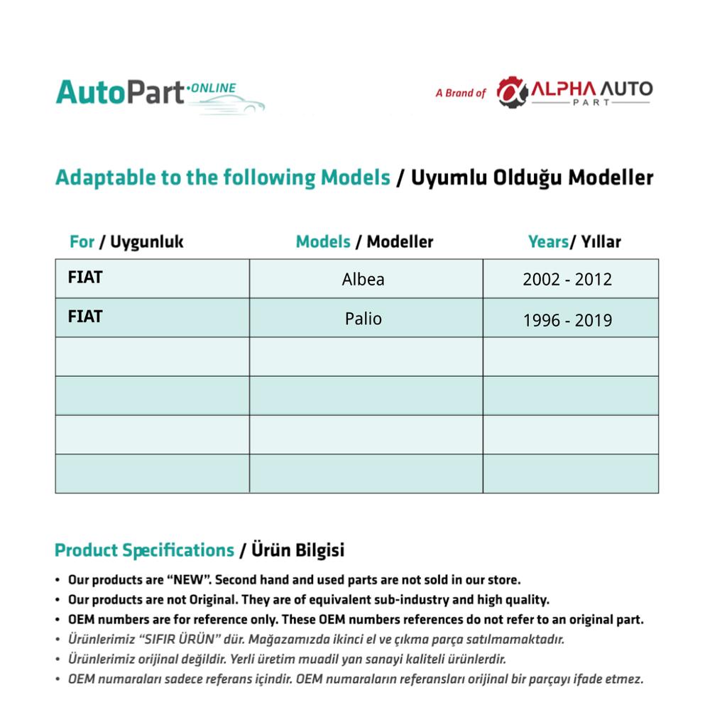 Провод внутреннего открывания передней правой двери для Fiat Albea Palio