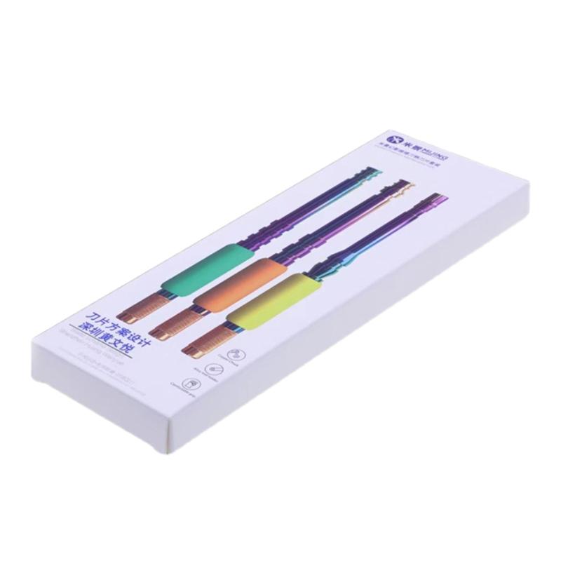 Upgraded 3 IN 1 Mobile Phone CPU Disassemble Maintenance Knife For Phones NAND CHIP IC Remove Glue Rework Blades