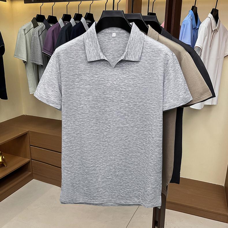 Lyocell Fabric Men's Casual Polo Shirt