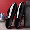 Социальная обувь для мужчин 2024 года, трендовая лакированная кожа, яркий верх, офисные туфли, мужская обувь, роскошная дизайнерская одежда, джентльмен 39