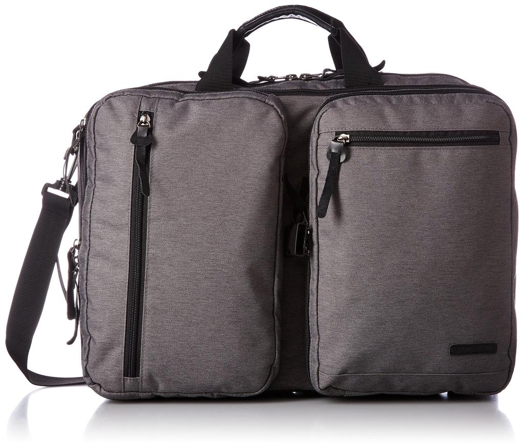 Business Bag Rucksack Transformation Water Repellent 4WAY Gray [Sand Glass] 1609-3G04