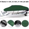 Waterproof 210D Oxford Cloth Boat Cover - Trailerable V-Shape Square, Rain & Sun Protection for Speedboats and Fishing Boats