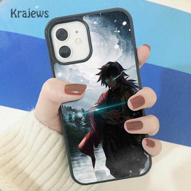 Мягкий чехол для телефона Krajews Tomioka Giyuu Kimetsu no Yaiba для iPhone 14 SE 6 7 8 plus XR XS 11 12 13 pro max Samsung S21 S22