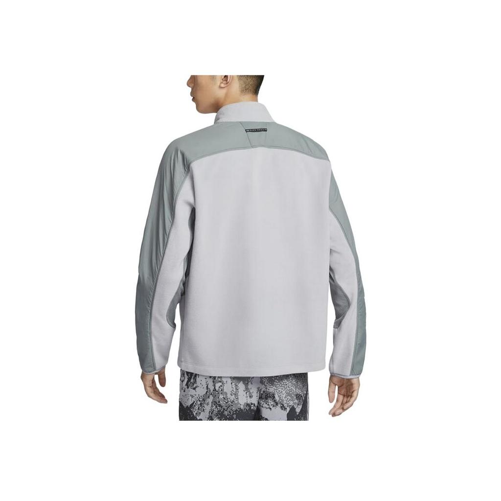 Nike Куртка мужская с воротником-стойкой, удобная, повседневная, для бега, с длинным рукавом, серая FV9964078