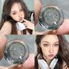 Contact Lenses Graded 0.0~-8.00 Blackspot Series MillCreek Brown/gray Doll Eye 2pcs Soft Lense Diameter 14.2MM Eye-Yearly Use