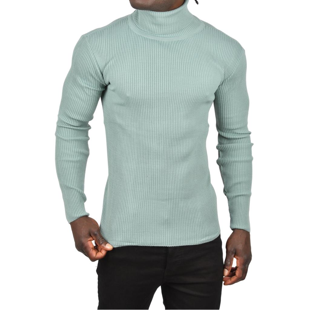 DeepSEA Тонкий ребристый трикотаж с высоким воротником и защитой от катышков с высоким воротником 2505498