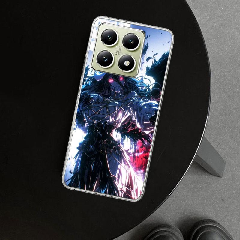 Чехол для телефона Albedo Overlord Аниме для Xiaomi Redmi Note 15 14 13 12 11 Pro Plus 14S 12S 11S 11T 11E 10S 10 Индивидуальный Funda