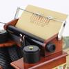 1PC Creative Classic Retro Wood Metal Typewriter Music Box Desktop Home Office Decor Musical Boxes Kids Birthday Toy Gift