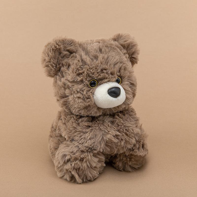 Cute Fox Bear Plush Toy Rabbit Learning To Build Office Golden Retriever Dog Table Posing Activities