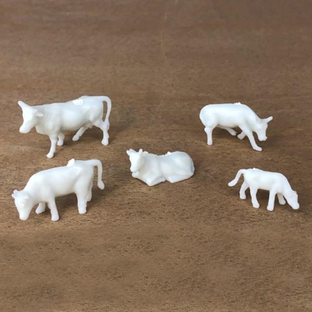 Farm Keeper Model Resin Miniature Farmers for 1/87 Scale DIY Scenery for Model Train Setups