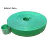 1 рулон веревки для растений многоразового использования с прочным захватом, нейлоновая зеленая лента, виниловая завязка для садоводства